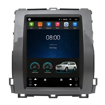 

10.4" Tesla Vertical Android Car Radio Audio Sat Nav Head Unit for Toyota Land Cruiser Prado 120 2002 2003 2004 2005 2006 2007