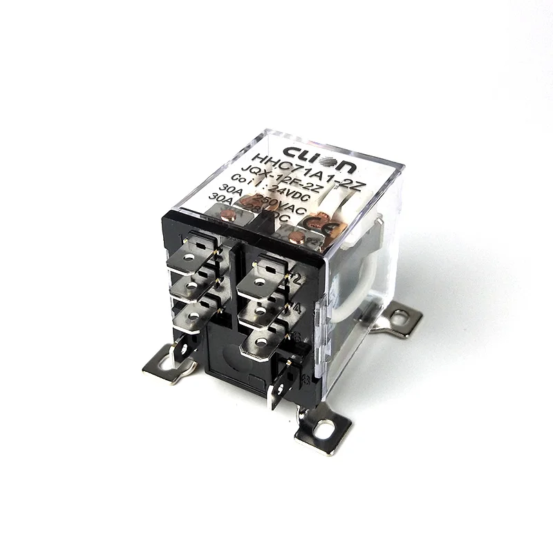 JQX 12F 2Z DC12V 24V AC220V 30A DPDT 2NC + 8 контактное электромагнитное реле общего