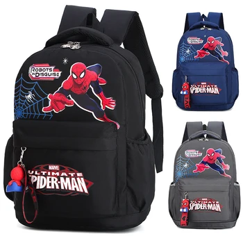 

Large capacity children's schoolbag high quality nylon double Shoulder travel backpack spider-man Cute Cartoon Bag Mochila