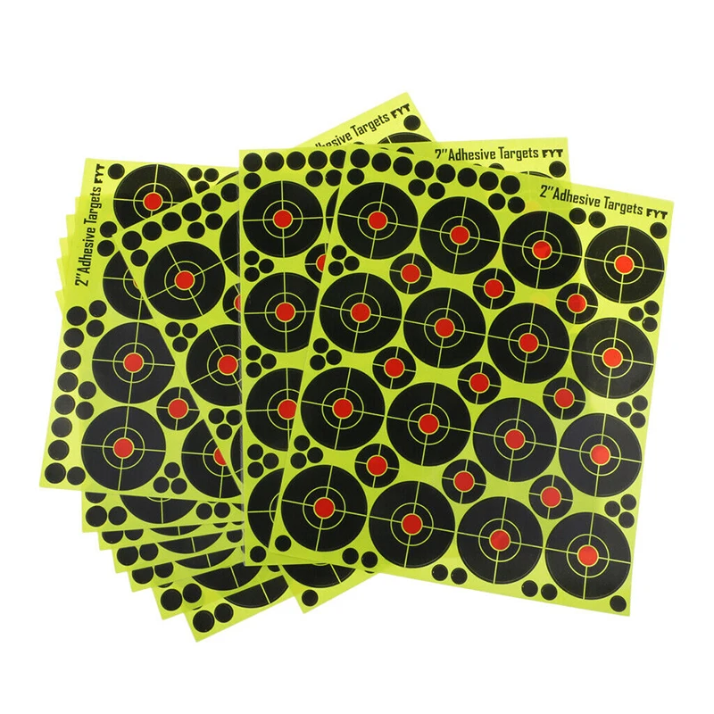 

10 sheet 2 inch Shooting Target Paper Outdoor Sport Hunting Archery Reactive Splatter Paper Arrow Accessories