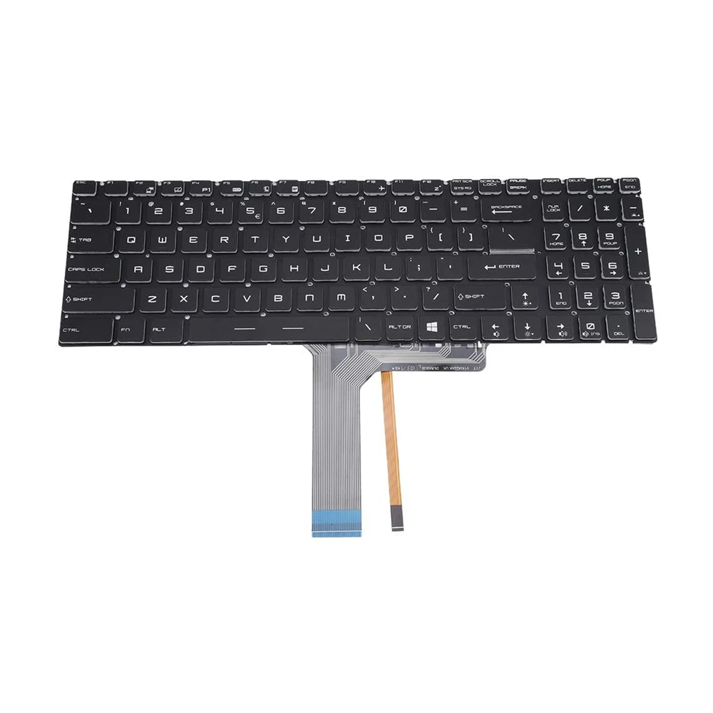 Preto da Cor Completa das Peças de Substituição do Teclado Especialmente para o Caderno Teclado Retroiluminado Projetado Gs70 Gt72 Gl62 Gl72 Msi Gs60 1 para o caderno msi gs60 gs70 gt72 gl62 gl72