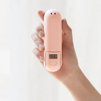 

USB Hand Held Fan Portable Folding Fan Cooling Fan 2 Speeds Adjust with 1200MAh Rechargeable Battery