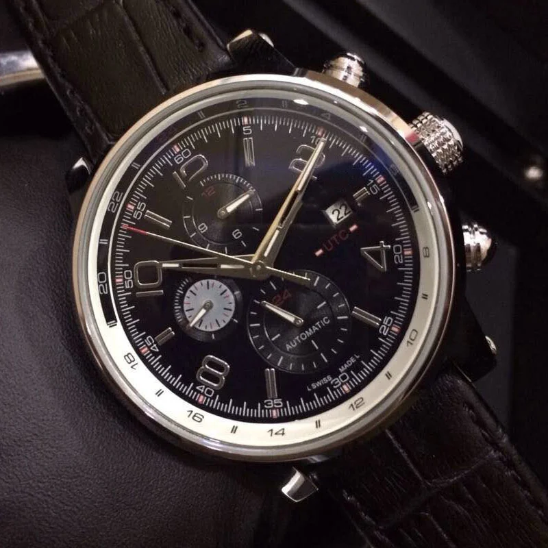 

New Designer Top SS Automatic Movement Men Watch Luxury Brand Leather Sports Watches Mechanical self wind Mens AAA Wristwatches