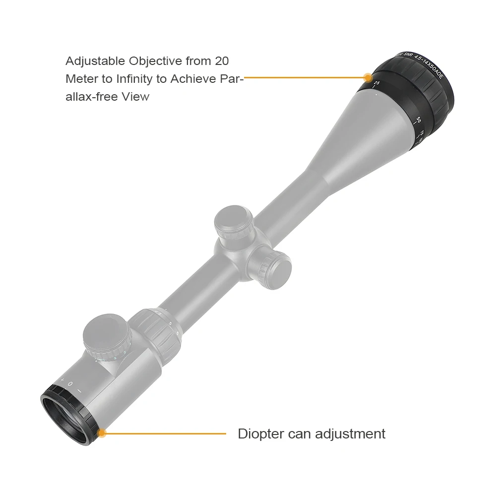 Ohhunt 4.5-14X50 AOE Hunting Riflescope Red Special Cross ...