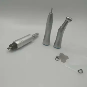 

1kit Dental Low Speed Handpiece Air Turbine Handpiece Straight Contra Angle Air Motor 2/4Holes