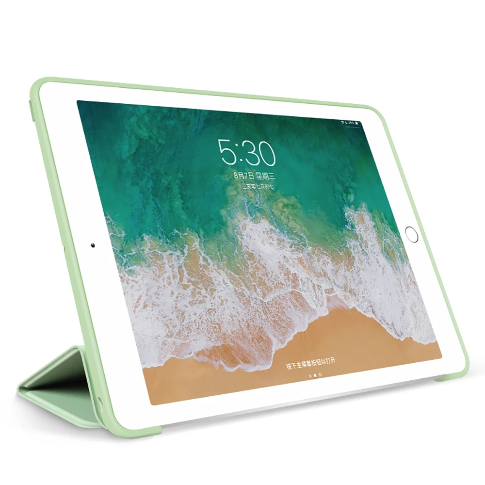 Чехол для apple iPad Air 3 10,5 A2123 A2152 A2153 A2154 ультра тонкий смарт-чехол с подставкой силиконовый мягкий корпус Авто Пробуждение/сон