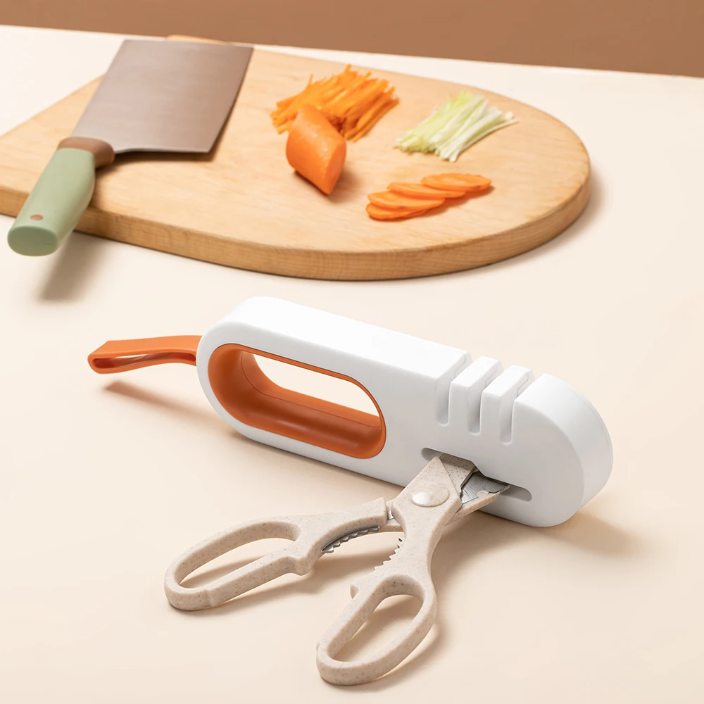 Xiaomi 4 in 1 Professional Knife Sharpener Kitchen Scissors Whetstone Grinder Polishing Machine description image 2