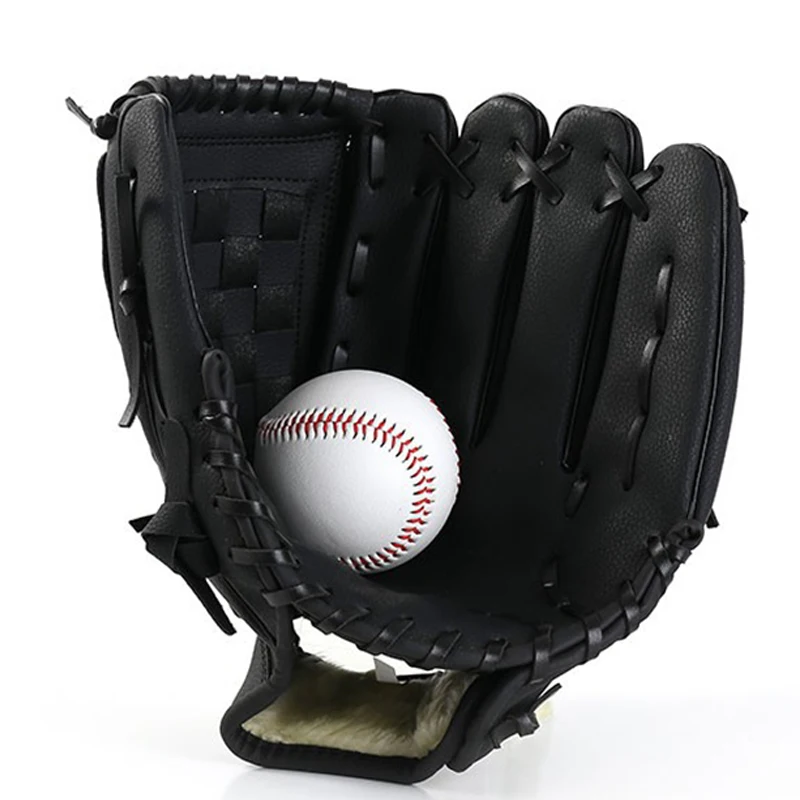 Baseball Glove Outdoor Sports Glove Softball Practice Equipment Size 9.5/10.5/11.5/12.5 Left Hand for Adult Man Woman Training