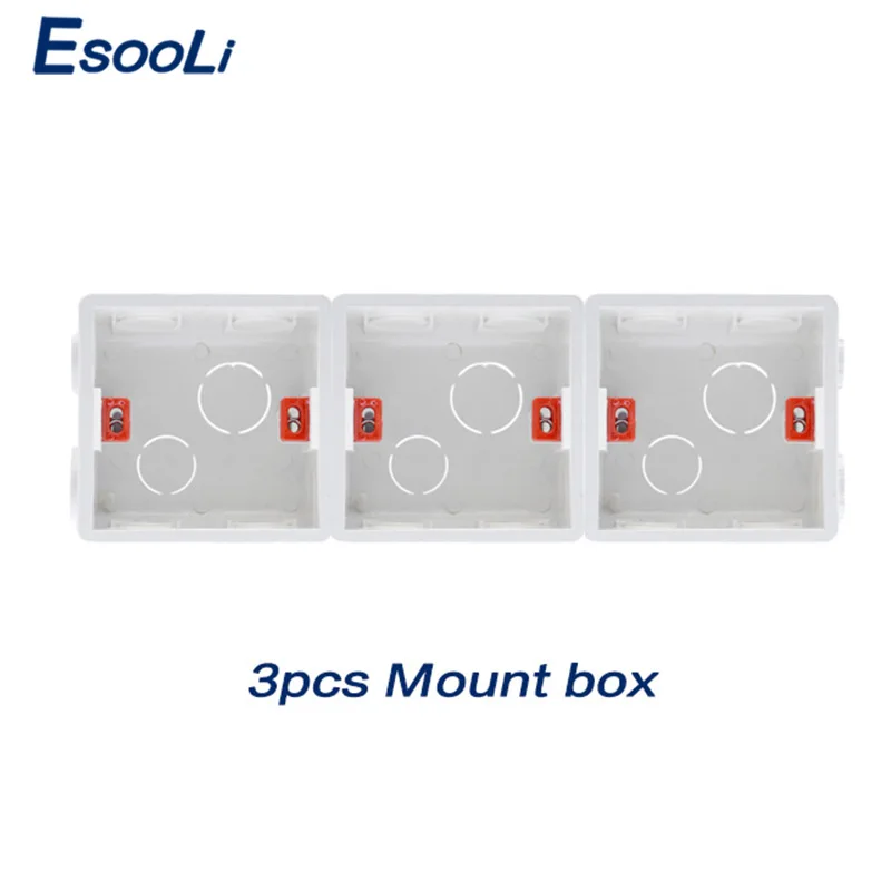 White Box Esooli панель из нержавеющей стали Двухстенная розетка 16A ЕС розетка+ женский ТВ Джек с RJ45 CAT5E Интернет порт серебро - Тип: White Box
