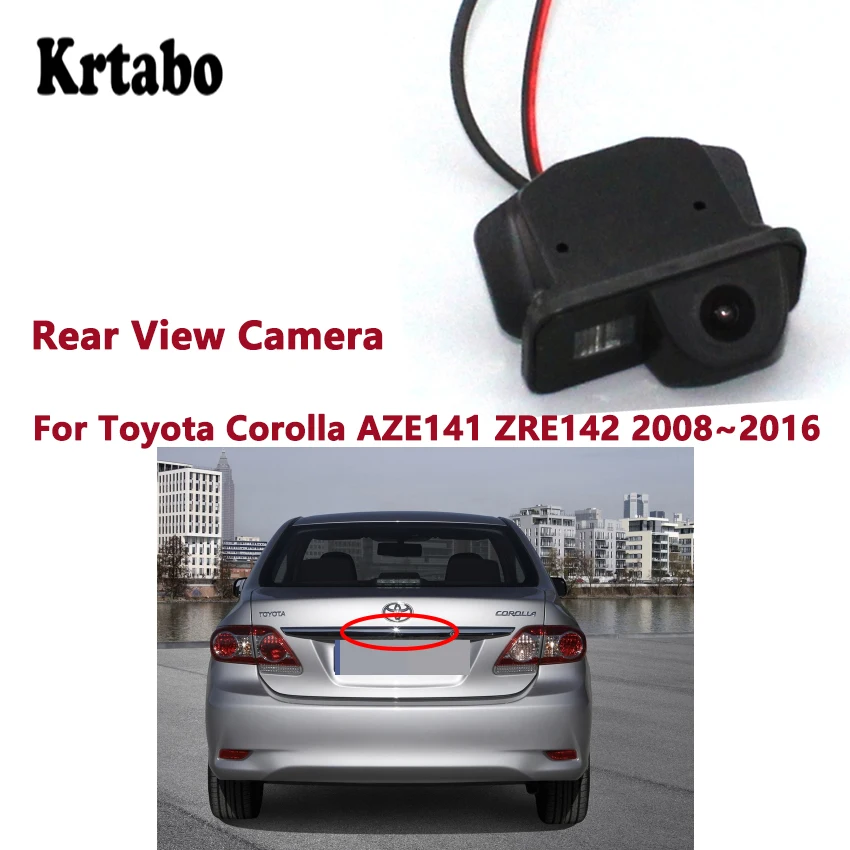 

For Toyota Corolla AZE141 ZRE142 2008~2016 wide angle parking rear view camera night vision back up reverse camera.