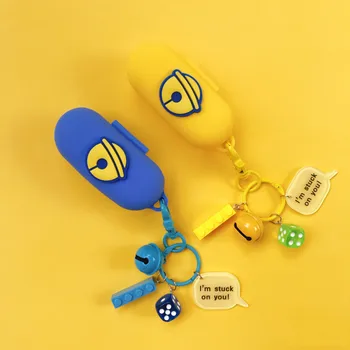 

Cute Earphone Case Silicone Protective Cover Shell for Huawei Freebuds 3i Case With Keyring