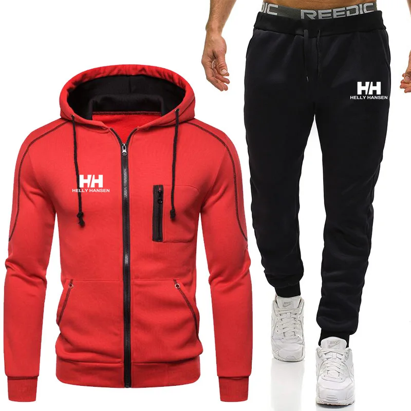 

Autumn Winter Men's Sets Brand Sportswear Tracksuits 2 Piece Sets Men's Clothes Hoodies+Pants Sets Male Streetswear Coat Jackets