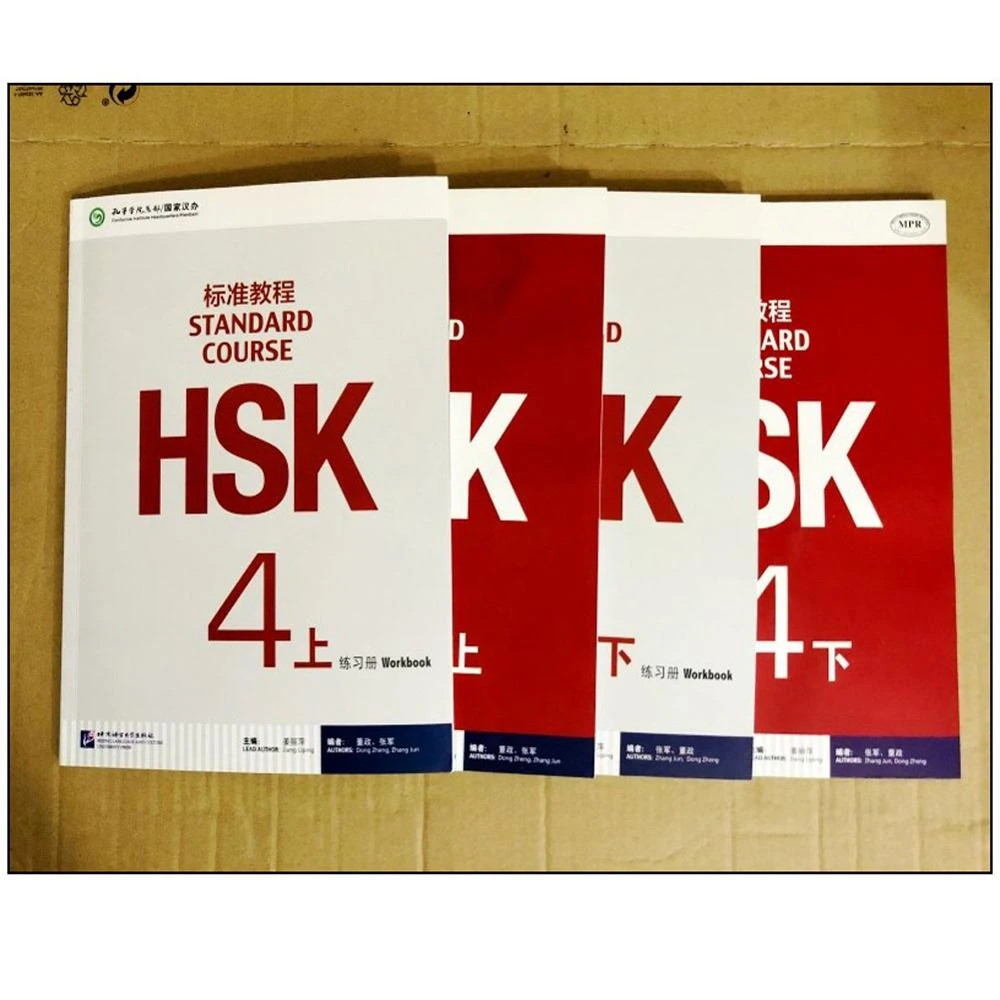 4 Books/Pack HSK 4 Standard Course+HSK 4 Standard Course Workbook with MP3 for Learing Simplified Chinese|Education &amp; Teaching| - AliExpress