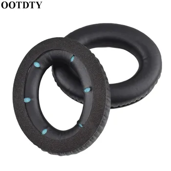 

OOTDTY 1Pair Black Leather Replacement Earpads Ear Pads Cushions Cover for HyperX Cloud Revolver S Gaming Headset Accessories