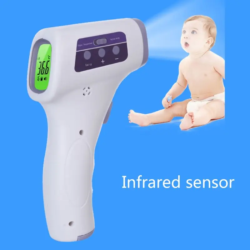 

Forehead Ear Thermometer Instant Medical Non Contact Digital Infrared with Fever
