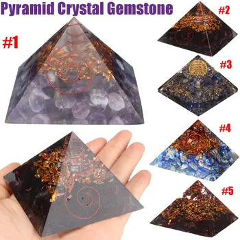 

Natural Quartz Crystal Repel Evil Spirits Pyramid Gemstone Stone Yoga Energy Healing Stone Home Garden Craft Decoration Gift