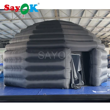 Price 5m(16.4ft) New Inflatable Planetarium Projection Dome Movie Tent With 2 Blowers And PVC Floor Mat For School(2 Logo For Free)