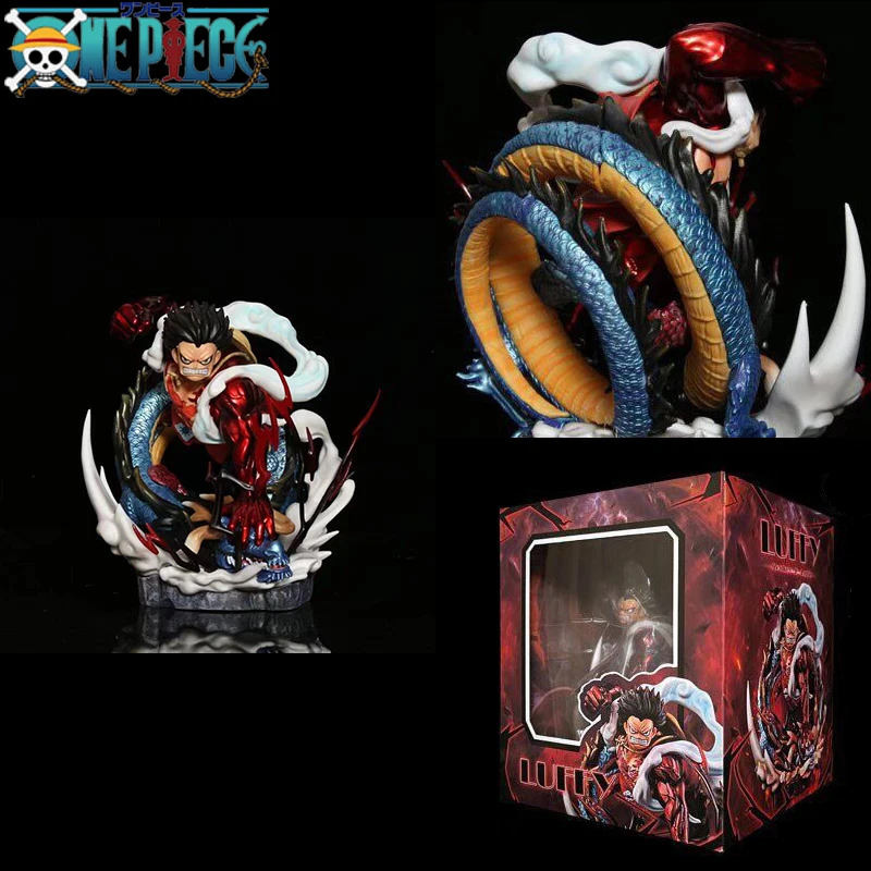 

One Piece Luffy Gear 4th VS Kaidou Anime Figure PVC Action Figure Collectible Model Christmas Gift Decoration Toy 20CM