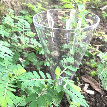 

Conical Rain Meter Gauge Plastic Transparent Measuring Cup For Outdoor Garden Easy To Read Inch And Millimeter Scales