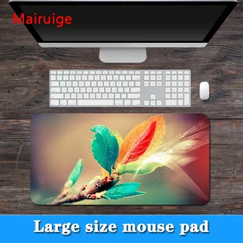 

Mairuige big promotion large size multi-size flower bone pattern lock edge PC computer laptop mouse pad