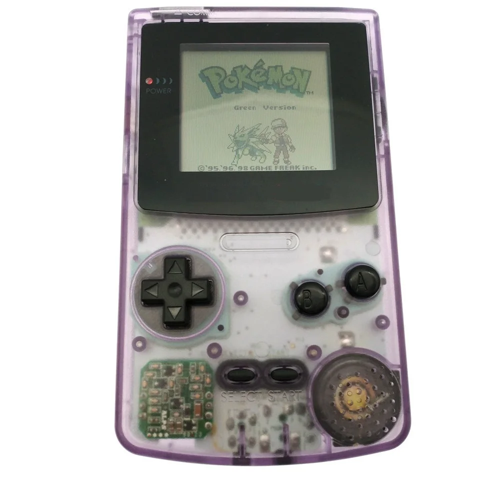 Восстановленный перезаряжаемые для GameBoy цветная консоль GBC + игровая карта