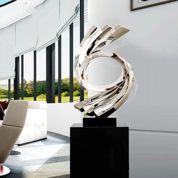 

Hurricane Abstract Figurine Modern Resin Sculpture Abstract Sculpture Black Marble Sculpture For Home Statues for Decor Crafts