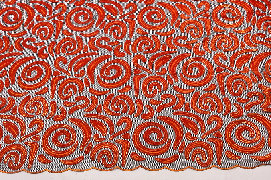 NIAI африканская сетчатая кружевная ткань высокого качества кружевной материал вышитая кружевная ткань в нигерийском стиле с блестками для женщин XY2849B-1