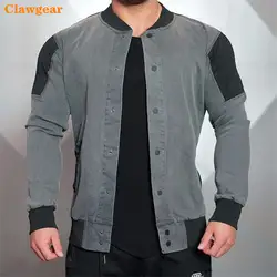 2019 Clawgear новая куртка мужской кардиган воротник с длинными рукавами джинсовая куртка открытый большой размер Мужская Спортивная