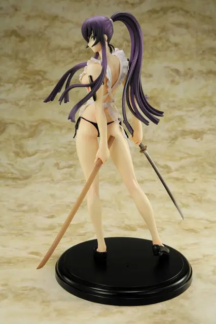  Anime Girl Figure Gakuen Mokushiroku - Highschool of The Dead -  Busujima Saeko - 1/8 Model Toys Action Figure Collection Anime Character  with Retail Box : Toys & Games