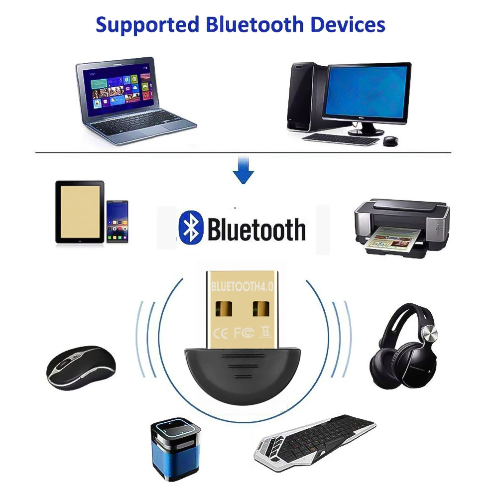 USB адаптер CSR 4,0 USB-Bluetooth Модем портативный музыкальный звуковой приемник Adaptador Bluetooth передатчик для ПК компьютерный динамик