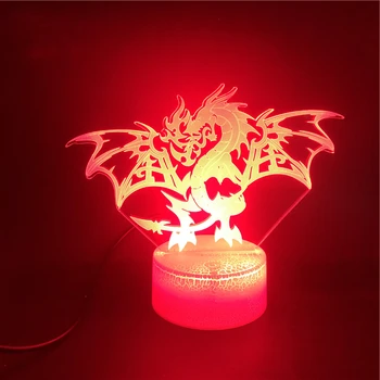 

Alarm Clock Base Western Dragons Led Night Light Direct Unique Supply Lamp Living Room Bright Base Bluetooth 7 Color with Remote