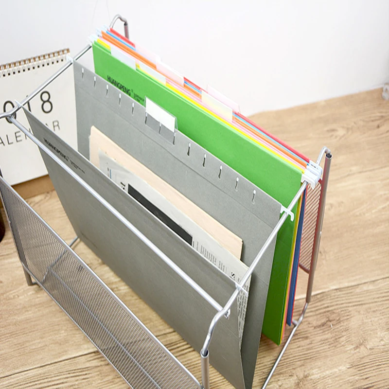 Makeasy F/C 서스펜션 폴더 홀더 금속 메쉬 홀더 사무용품(W39*D28.5*H24.5cm)
