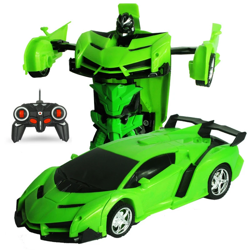 New Rc Car Deformation 2 in 1 RC Car Driving Sports Cars drive Deformation Robots Models Remote Control Car RC Fighting Toy Gift