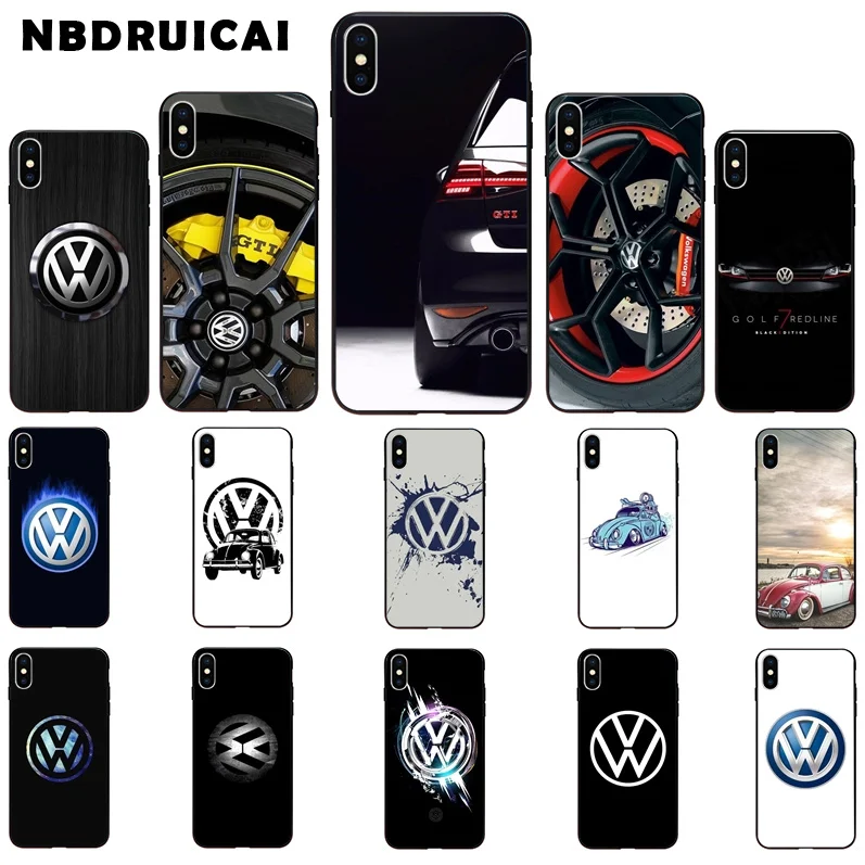 

NBDRUICAI Cool Car Volkswagen TPU Soft Silicone Phone Case Cover for iPhone 11 pro XS MAX 8 7 6 6S Plus X 5 5S SE XR case