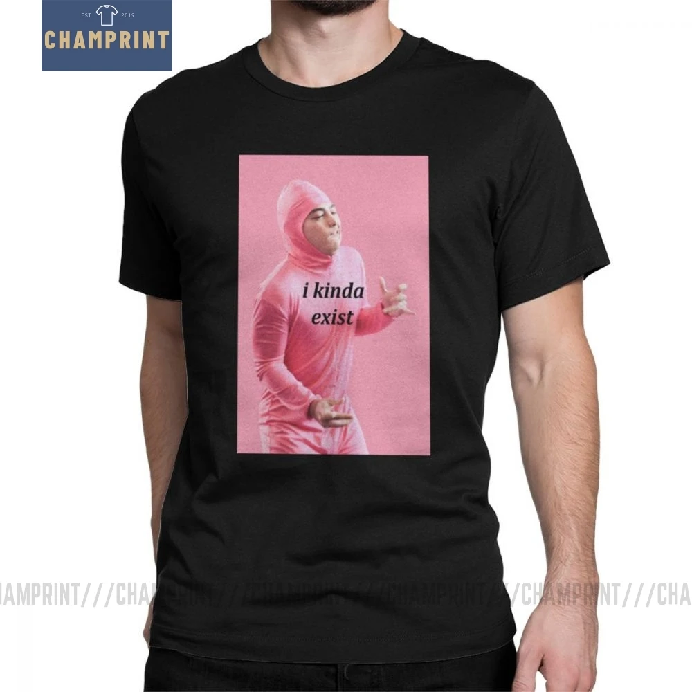男性ピンク男私はちょっと存在 Tシャツ不潔フランク Joji ミーム日本 Youtube 綿半袖 Tシャツ 4xl 5xl 6xl Tシャツ T Shirts Aliexpress