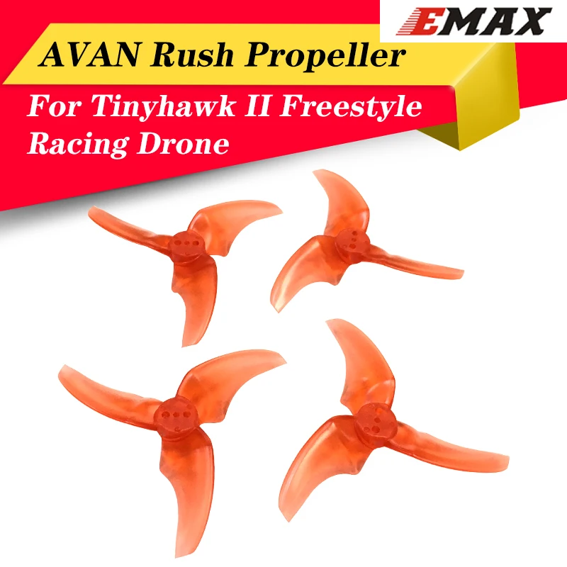 Hot Sale 2Pairs Emax AVAN Rush 2.5 Inch 3 Blade  CW CCW Propeller for FPV Racing Drone Multi Rotor Emax Tinyhawk II Freestyle