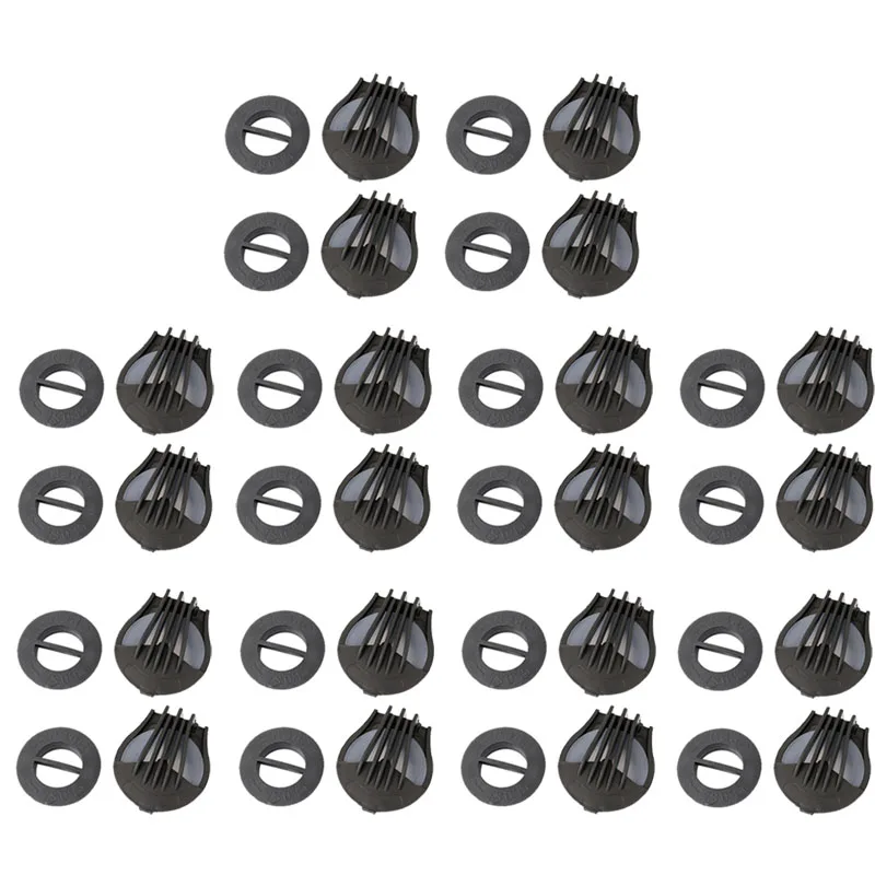 Lot de 5 Masques Réutilisables en Tissu avec Filtres - Protection Lavable