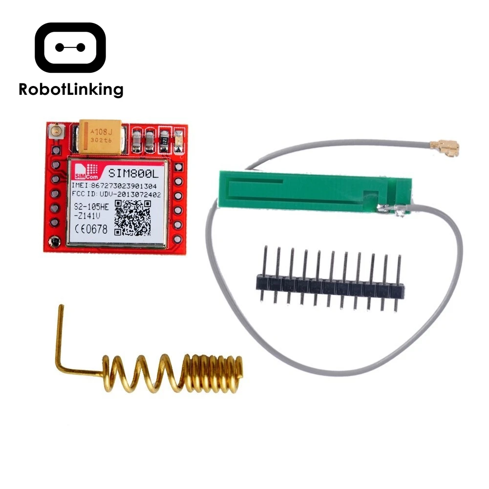 Самый маленький модуль Sim800l Gprs GSM карта MicroSIM Core плата четырехдиапазонный TTL