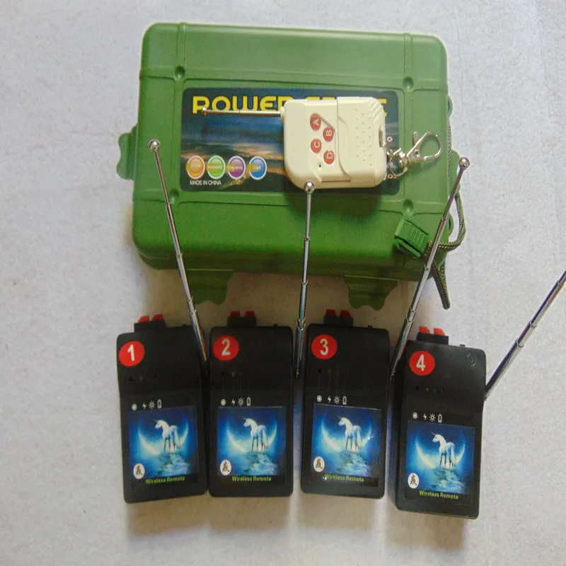 Пульта дистанционного управления 4 сигналы дистанционный электрический светильник машина Фейерверк выключатель Свадебные оборудование-беспроводной переключатель led радио огонь