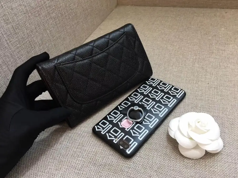 

2019090304 High Quality 2019 Fashion Women's Short Purses Hasp Wallets For Female caviar leather sheepskin leather Free Shipping