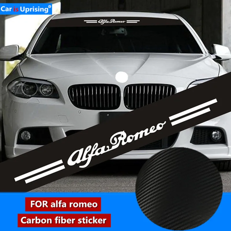 For Alfa Romeo 159 Giulietta Giulia 147 156 Mito Stelvio GT Sportiva Car Front Rear Windshield Sticker Tuning Accessories | Автомобили и
