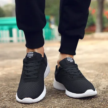 

Fashion Men's Casual Shoes Male Sneakers Krasovki Lightweight Breathable Shoes Tenis Masculino Adulto Plus Size 35-48