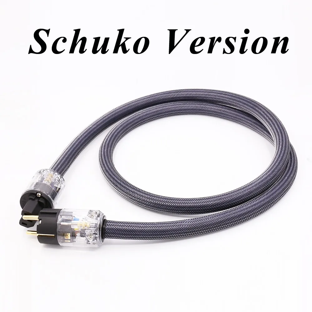 US/EU Power Cord OFC Pure Copper Power Cable Hi End Copper AC Power