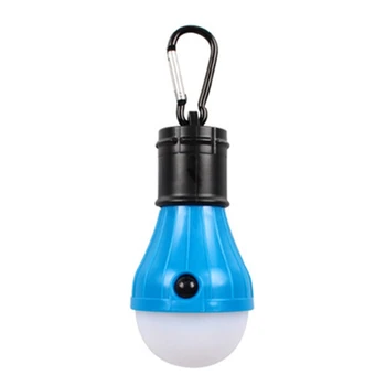 

Portable camping equipment outdoor Hanging 3 LED Camping Lantern Soft Light LED Camp Lights Bulb Lamp For Camping Tent Fishing