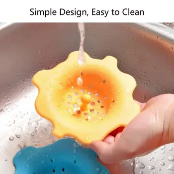 

Household Silicone Sink Strainer Fit For Kitchen Sink/ Bathroom Bathtub Wash Basin Floor Drain Balcony Drain Hole