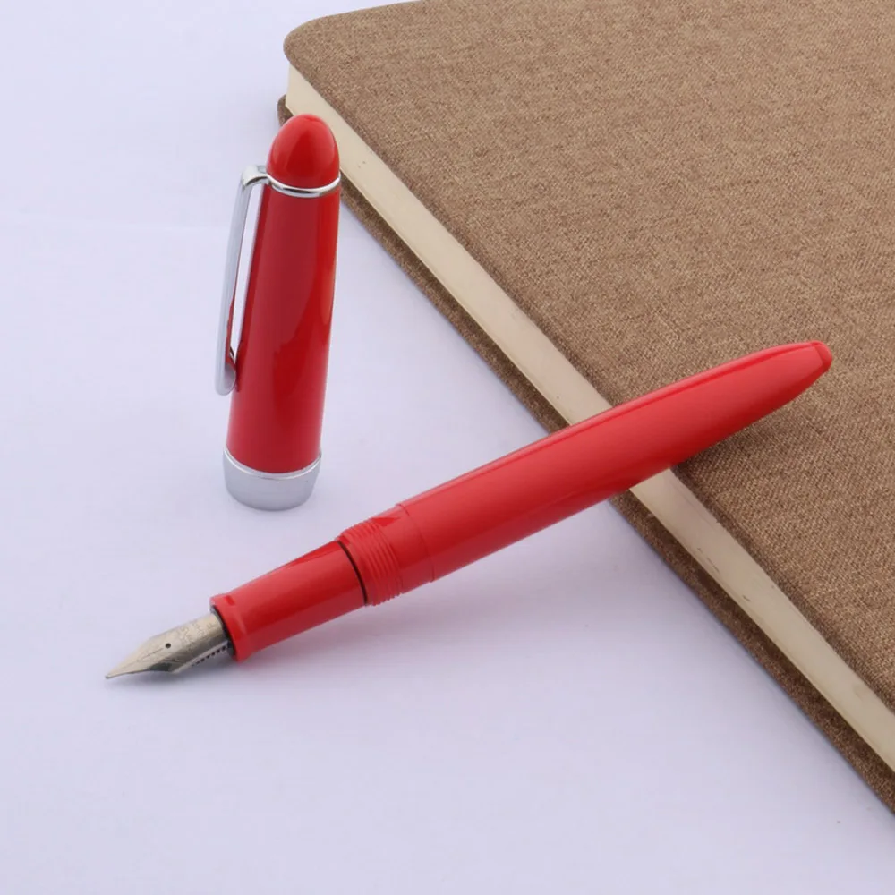 Высокое качество Jinhao 992 пластиковые фонтанные PenPlstic серебряный зажим цвет отжима