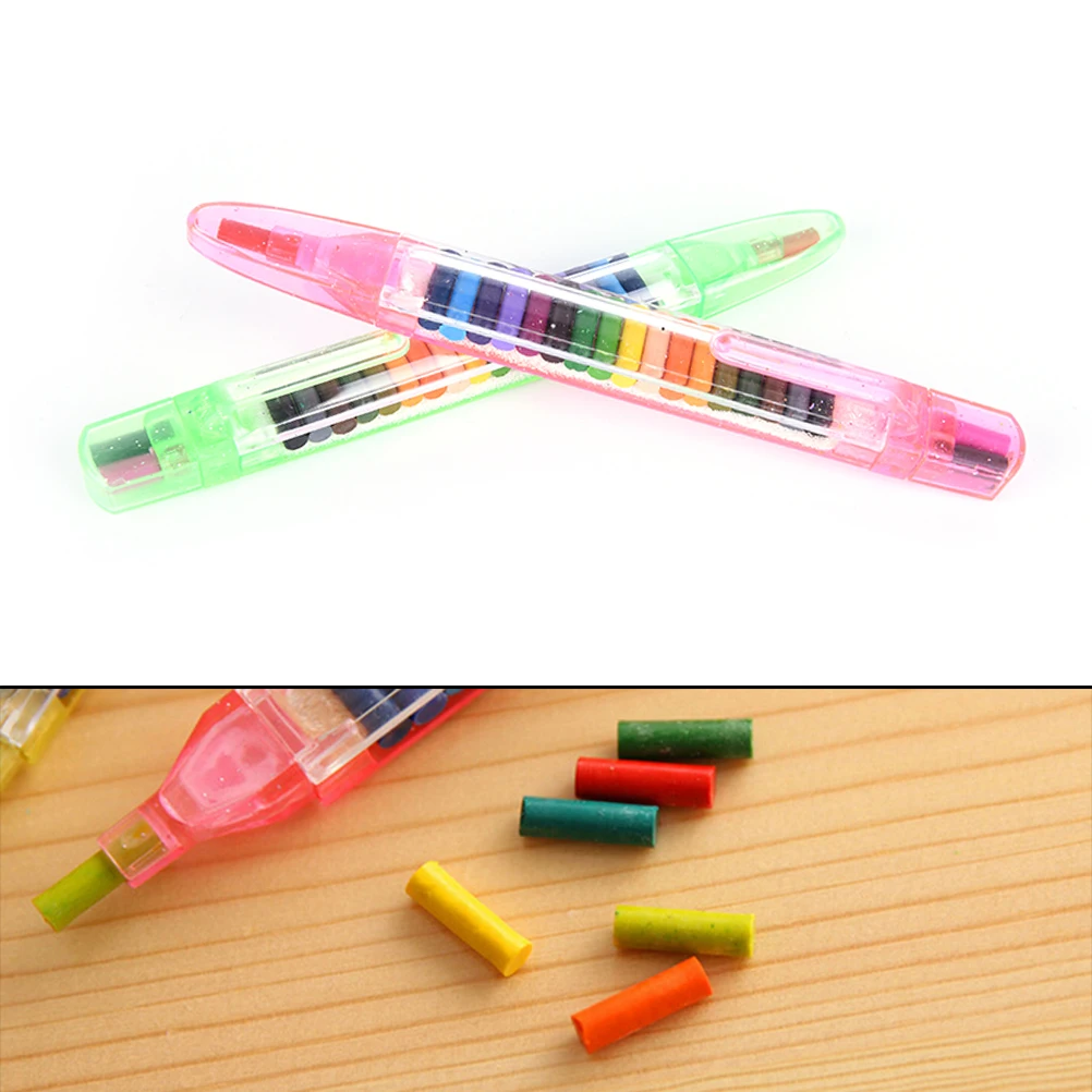 20 Colors Wax Crayon Creative Graffiti Kawaii Pens For Kids Painting Drawing Art Supply School Reward Office Korean Stationery