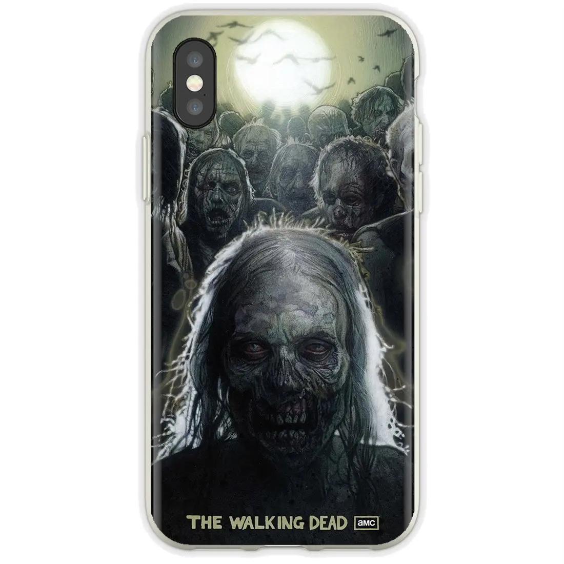 For iPhone 11 Pro 4 4S 5 5S SE 5C 6 6S 7 8 X XR XS Plus Max iPod Touch Cheap Silicone Phone Case The Walking Dead Zombie | Мобильные