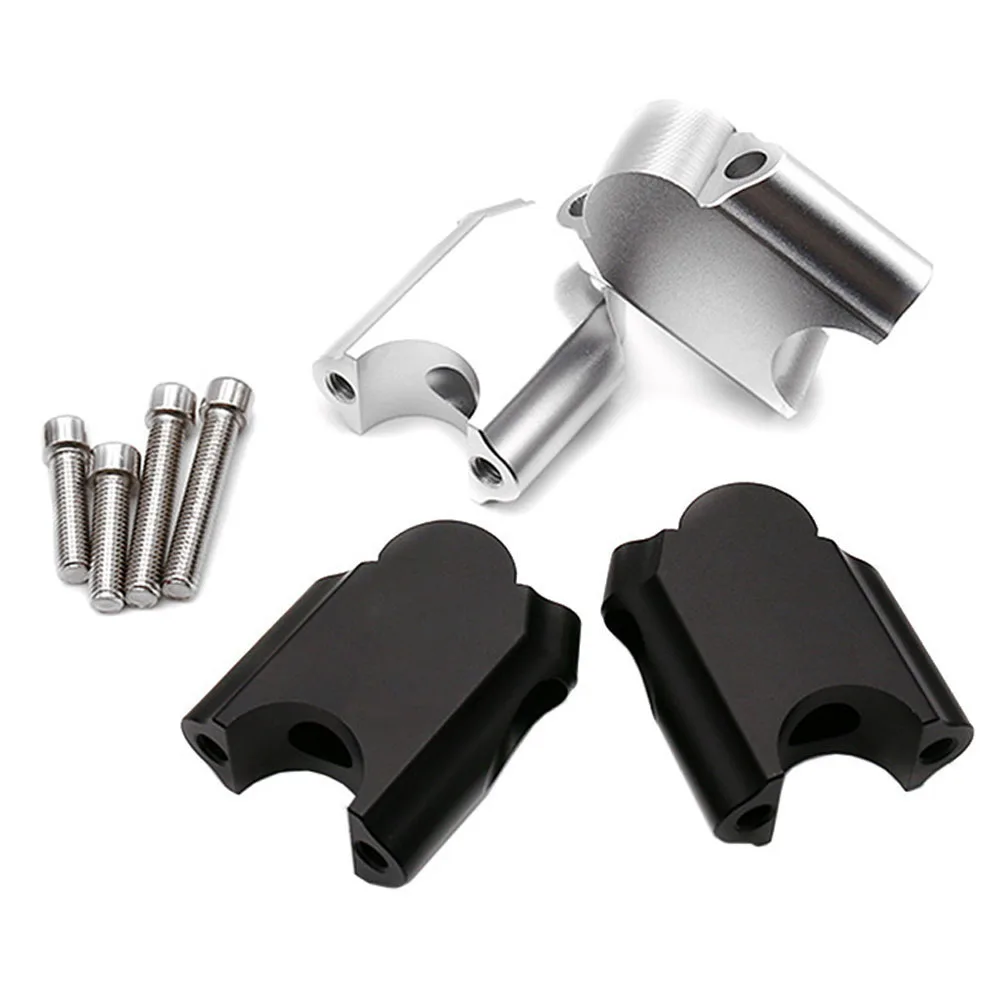 1 пара 28 мм зажим для мотоцикла Руль удлинитель адаптер крепление с винтами для BMW F800GS 2008