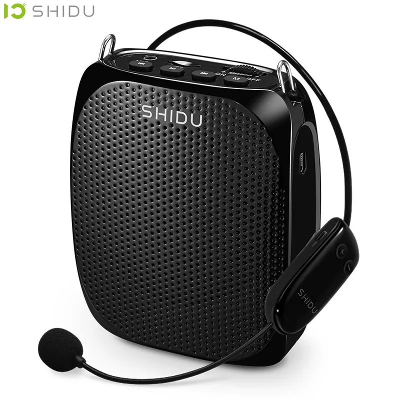 

High quality professional Megaphone Loudspeaker TF AUX USB play portable teacher meeting voice amplifier